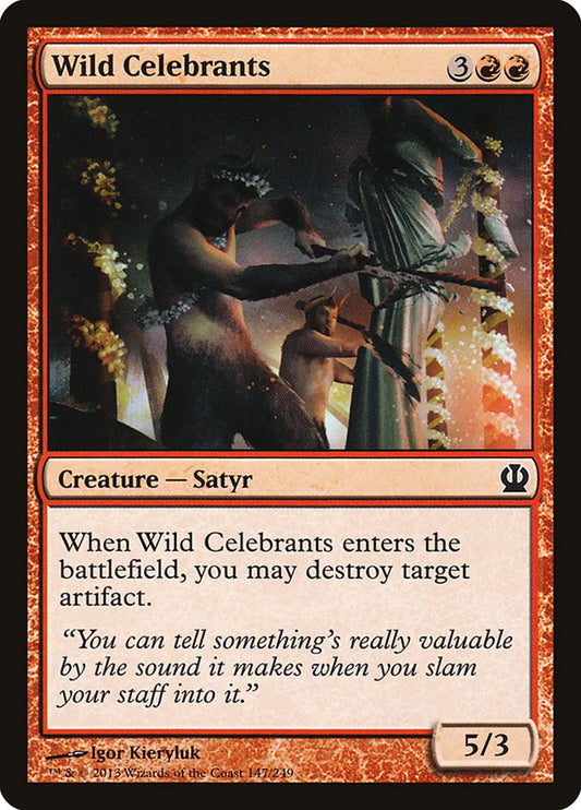 Wild Celebrants [Theros] (147)