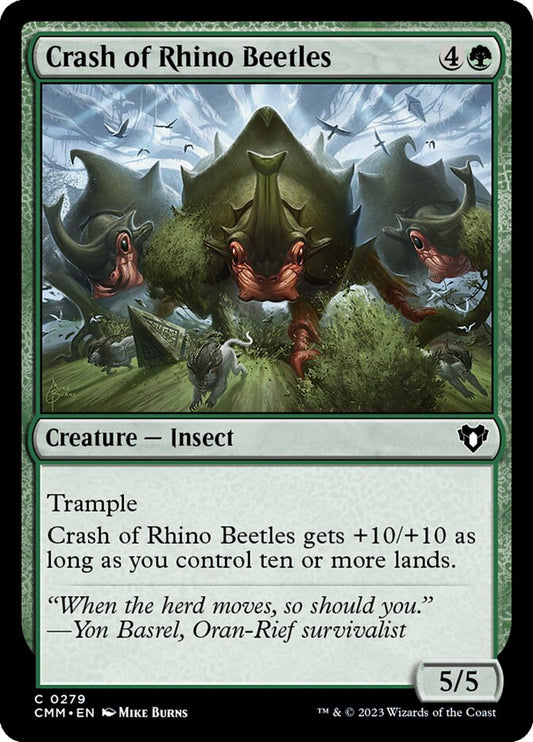 Crash of Rhino Beetles [Commander Masters] (279)