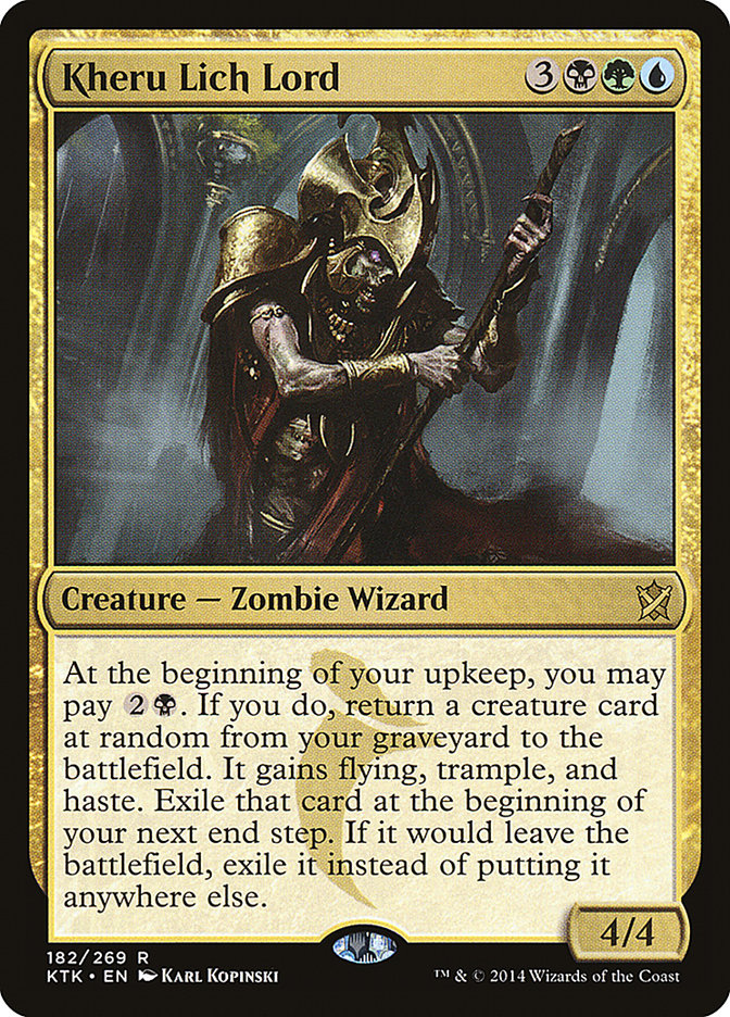 Kheru Lich Lord [Khans of Tarkir] (182)