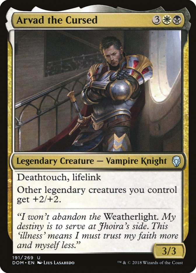 Arvad the Cursed [Dominaria] (191)