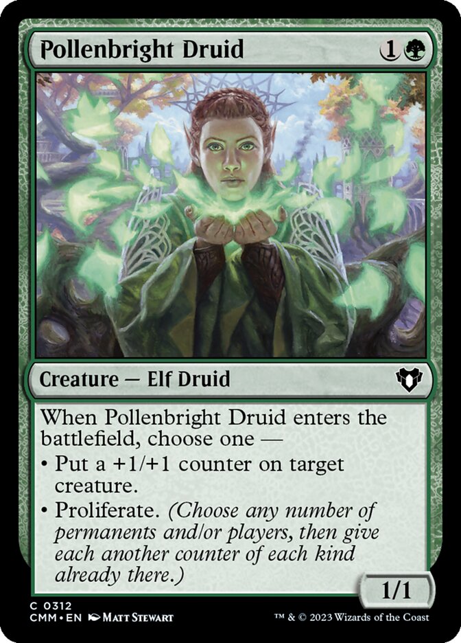 Pollenbright Druid [Commander Masters] (312)