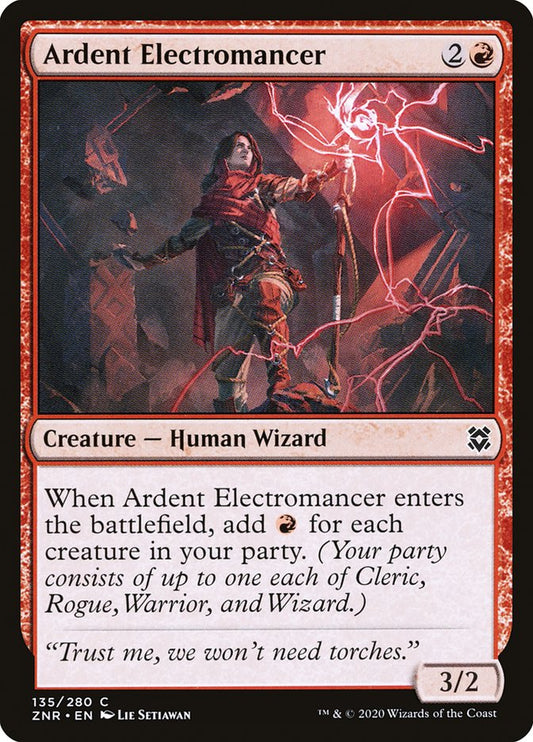 Ardent Electromancer [Zendikar Rising] (135)