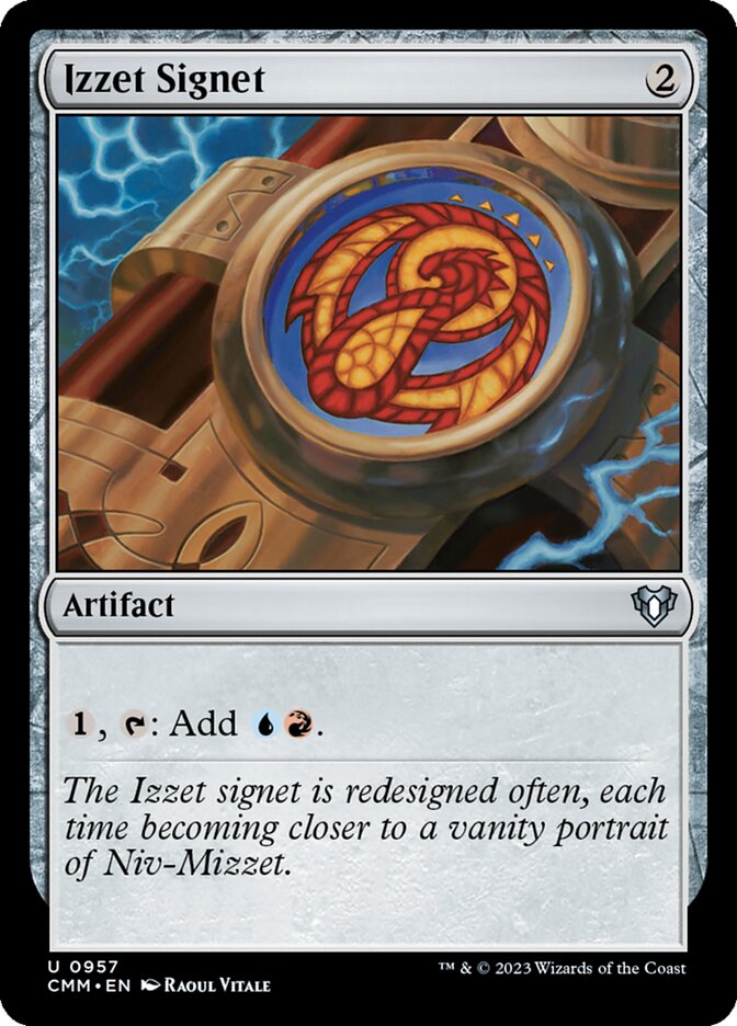 Izzet Signet [Commander Masters] (957)