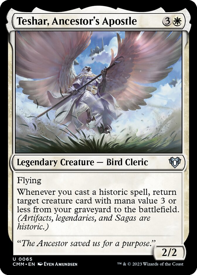 Teshar, Ancestor's Apostle [Commander Masters] (65)
