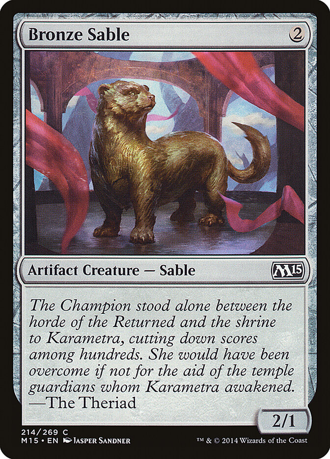 Bronze Sable [Magic 2015] (214)