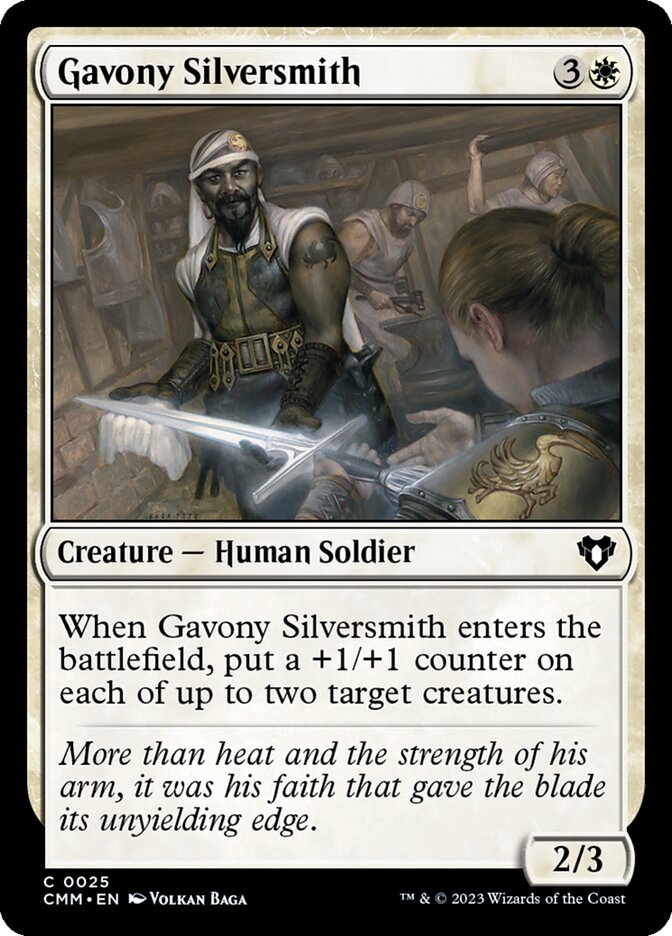 Gavony Silversmith [Commander Masters] (25)