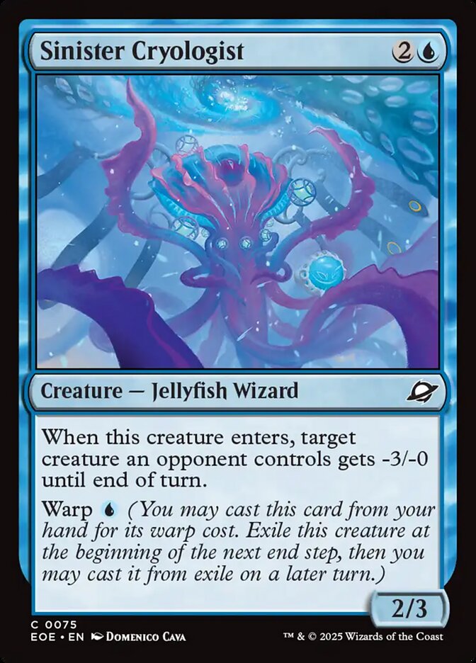 Sinister Cryologist [Edge of Eternities] (75)