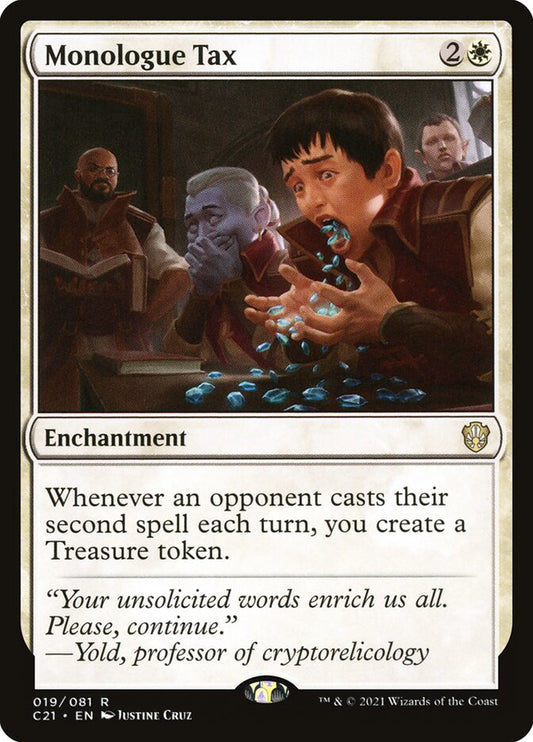 Monologue Tax [Commander 2021] (19)