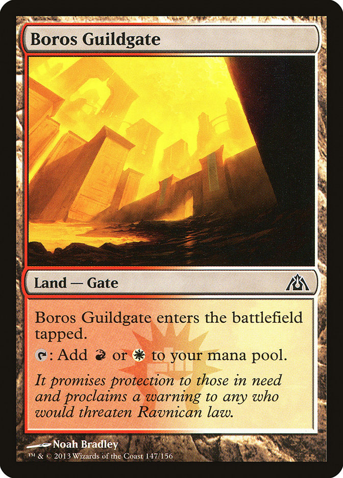 Boros Guildgate [Dragon's Maze] (147)