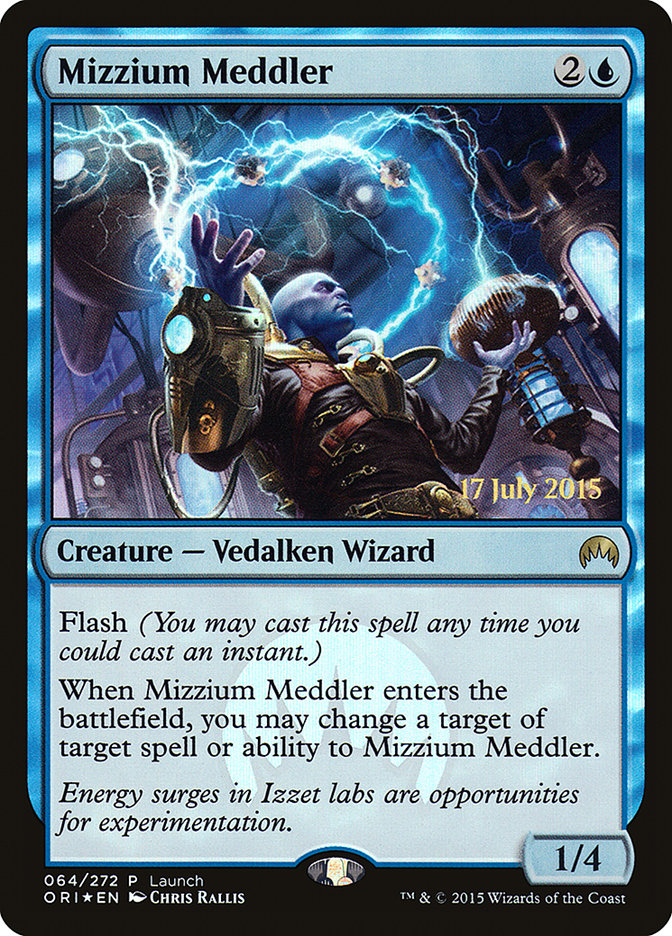 Mizzium Meddler [Magic Origins Promos] (64)