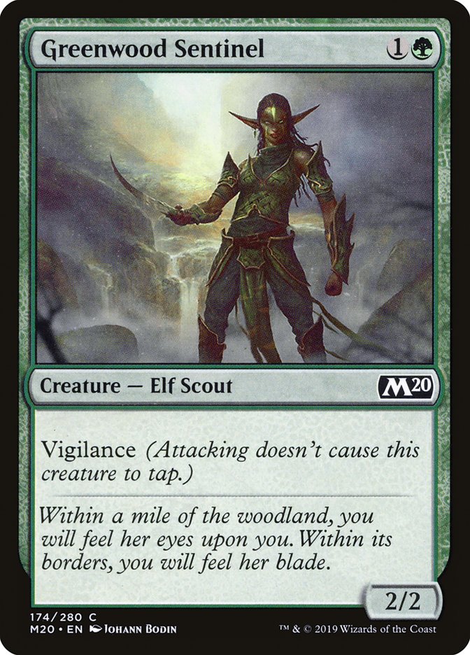 Greenwood Sentinel [Core Set 2020] (174)
