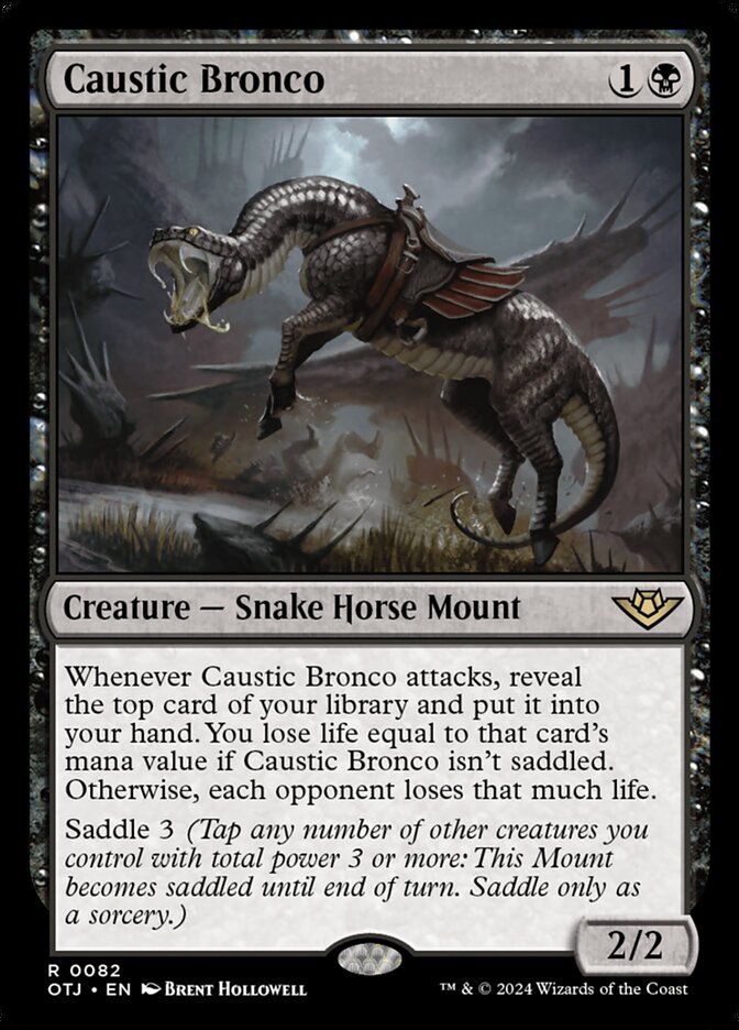 Caustic Bronco [Outlaws of Thunder Junction] (82)