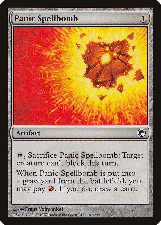 Panic Spellbomb [Scars of Mirrodin] (191)