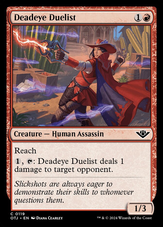 Deadeye Duelist [Outlaws of Thunder Junction] (119)