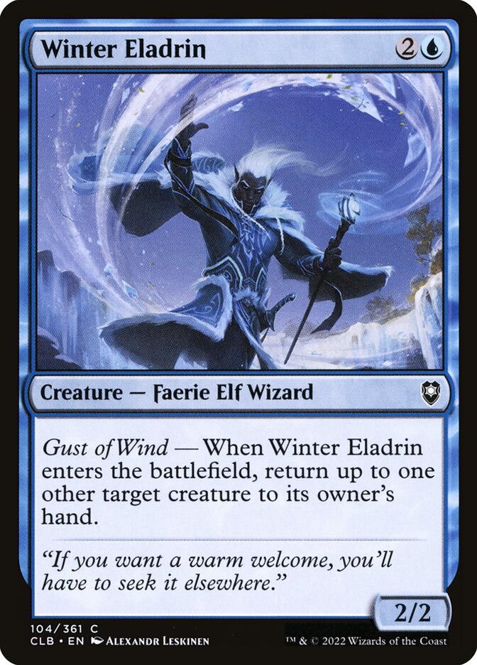 Winter Eladrin [Commander Legends: Battle for Baldur's Gate] (104)