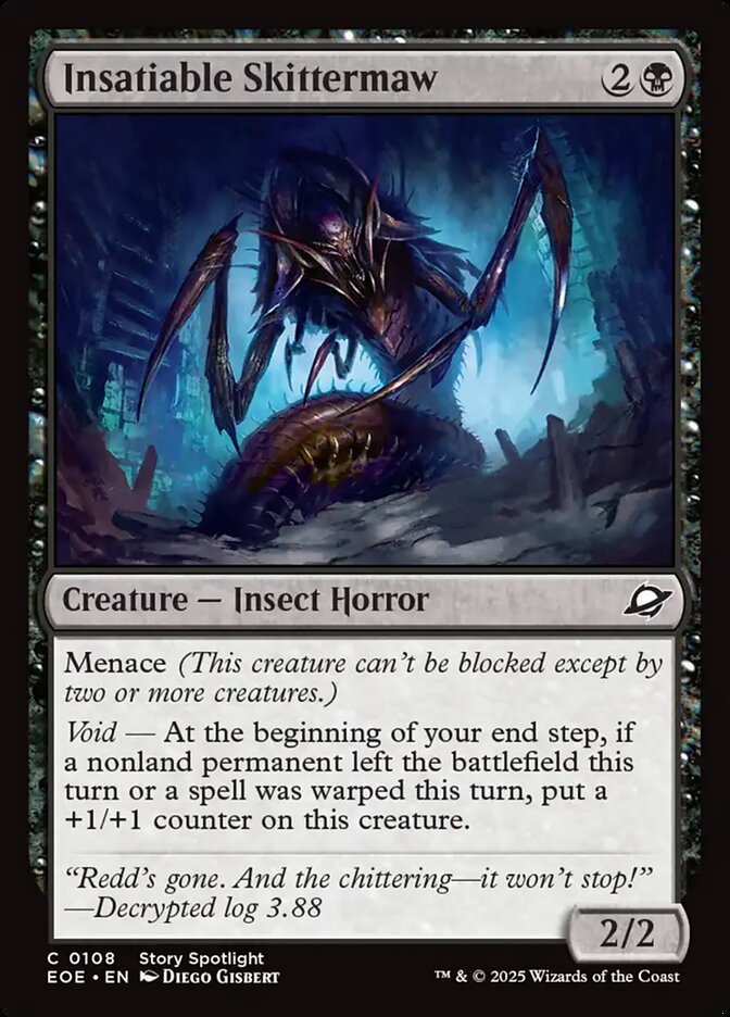 Insatiable Skittermaw [Edge of Eternities] (108)