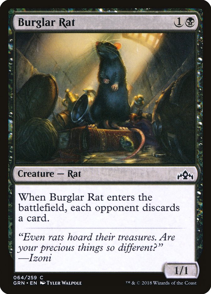Burglar Rat [Guilds of Ravnica] (64)