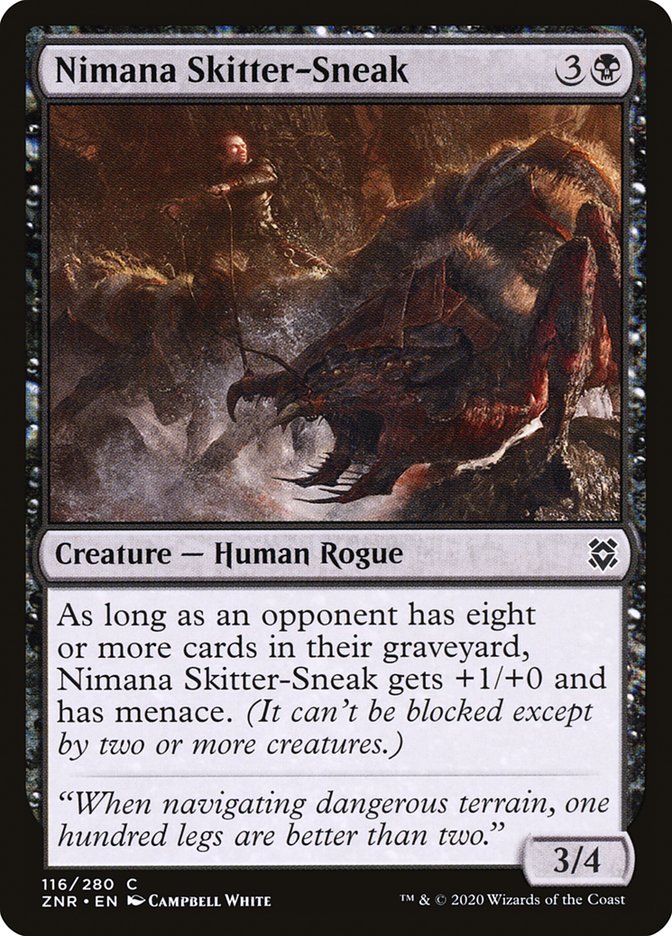 Nimana Skitter-Sneak [Zendikar Rising] (116)