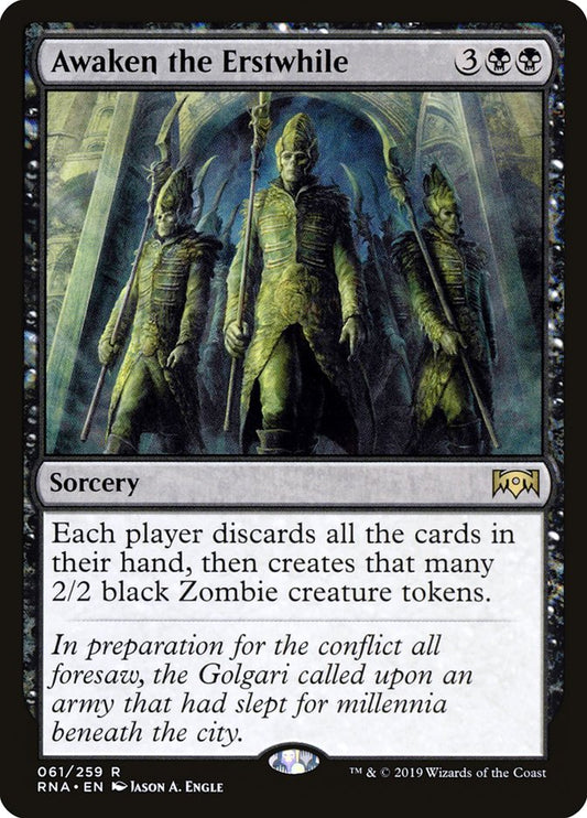 Awaken the Erstwhile [Ravnica Allegiance] (61)