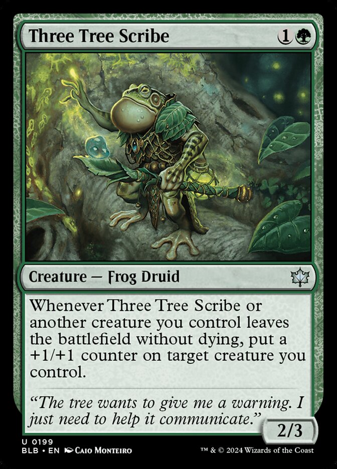 Three Tree Scribe [Bloomburrow] (199)