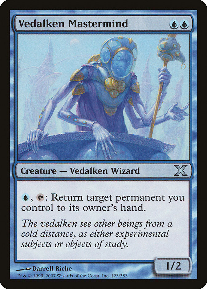 Vedalken Mastermind [Tenth Edition] (123)
