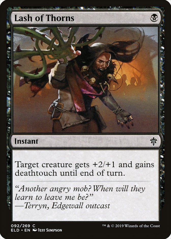 Lash of Thorns [Throne of Eldraine] (92)