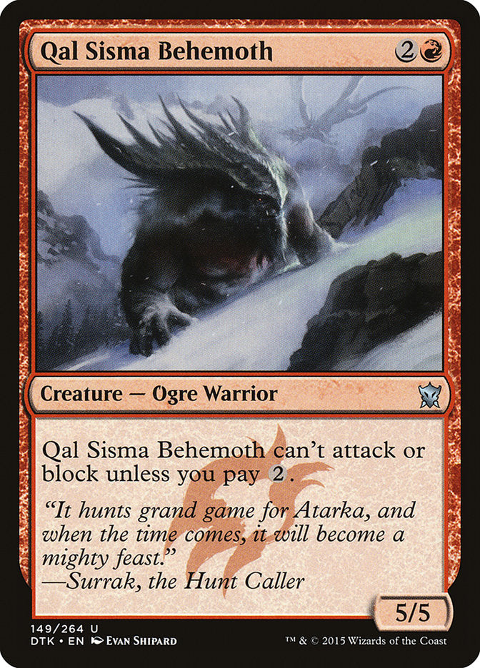Qal Sisma Behemoth [Dragons of Tarkir] (149)