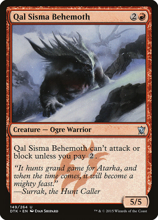 Qal Sisma Behemoth [Dragons of Tarkir] (149)