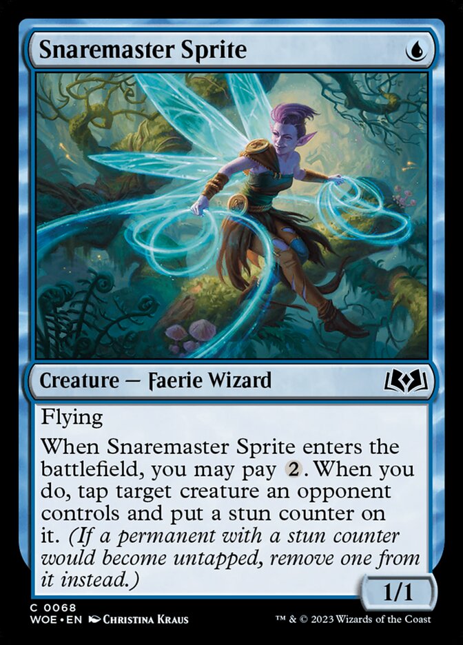 Snaremaster Sprite [Wilds of Eldraine] (68)