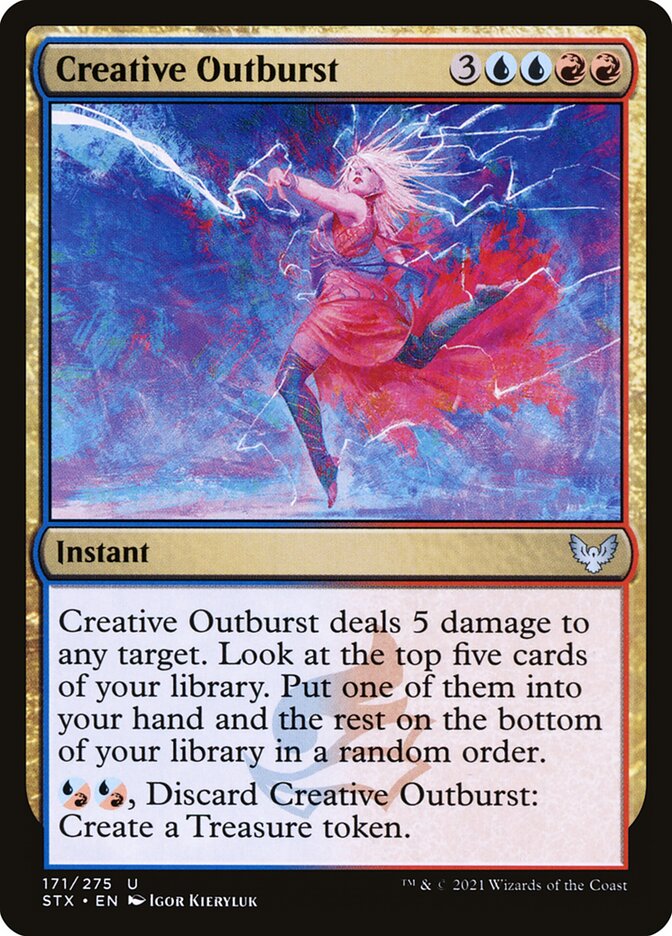Creative Outburst [Strixhaven: School of Mages] (171)
