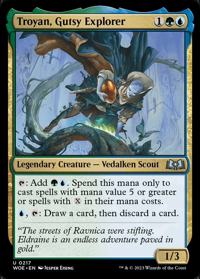 Troyan, Gutsy Explorer [Wilds of Eldraine] (217)