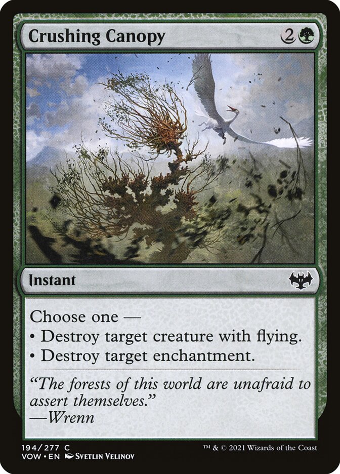 Crushing Canopy [Innistrad: Crimson Vow] (194)