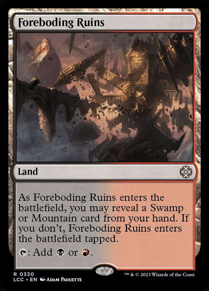 Foreboding Ruins [The Lost Caverns of Ixalan Commander] (330)