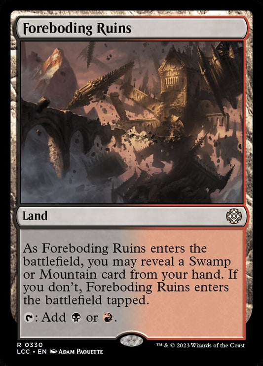 Foreboding Ruins [The Lost Caverns of Ixalan Commander] (330)