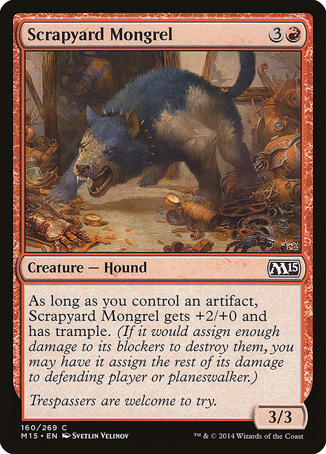 Scrapyard Mongrel [Magic 2015] (160)