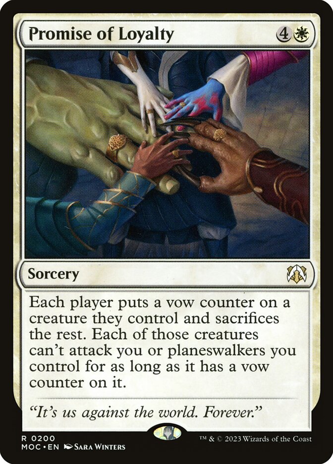 Promise of Loyalty [March of the Machine Commander] (200)