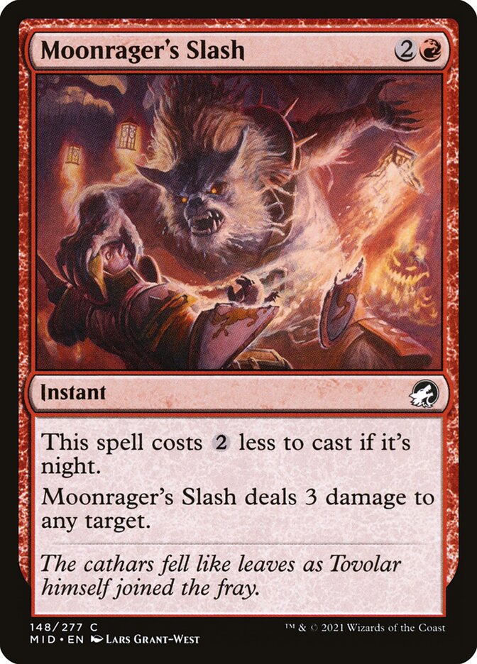Moonrager's Slash [Innistrad: Midnight Hunt] (148)