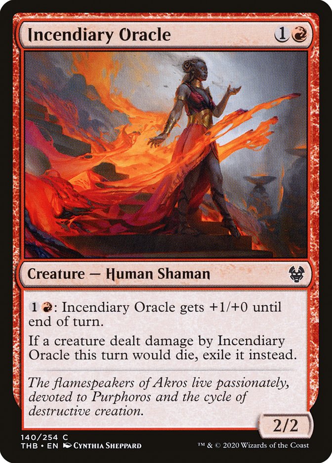 Incendiary Oracle [Theros Beyond Death] (140)