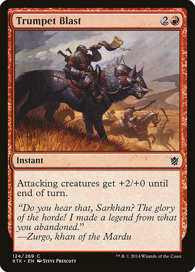 Trumpet Blast [Khans of Tarkir] (124)