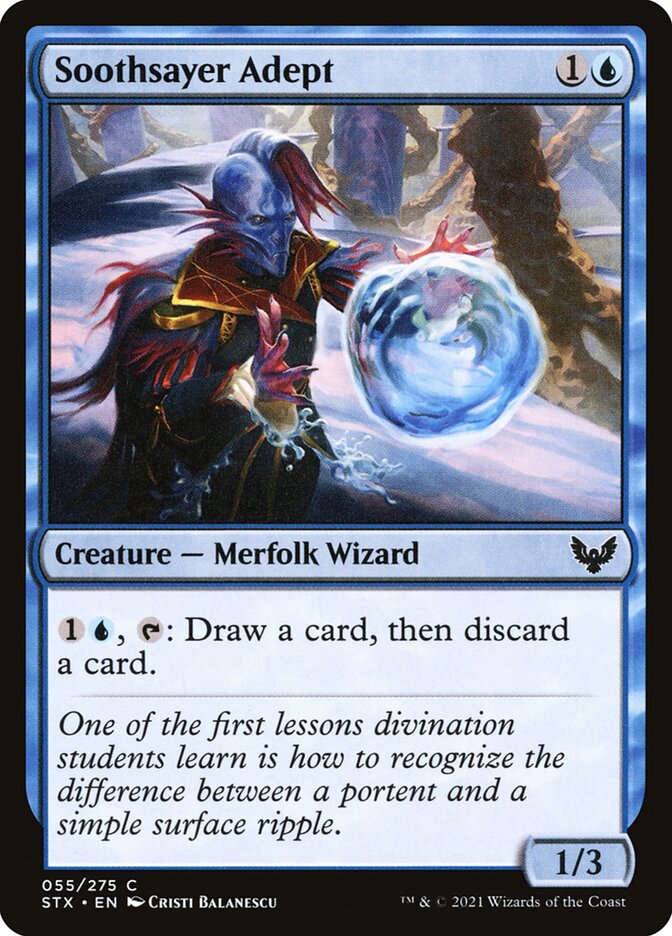 Soothsayer Adept [Strixhaven: School of Mages] (55)