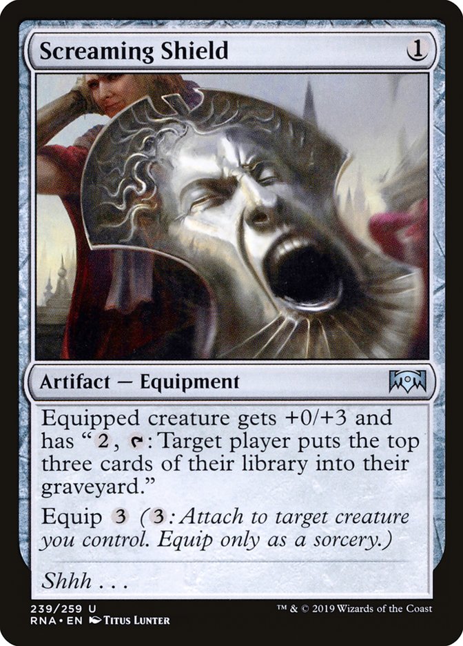 Screaming Shield [Ravnica Allegiance] (239)