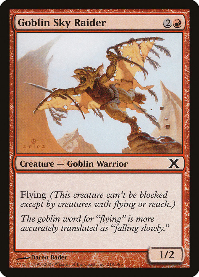 Goblin Sky Raider [Tenth Edition] (210)
