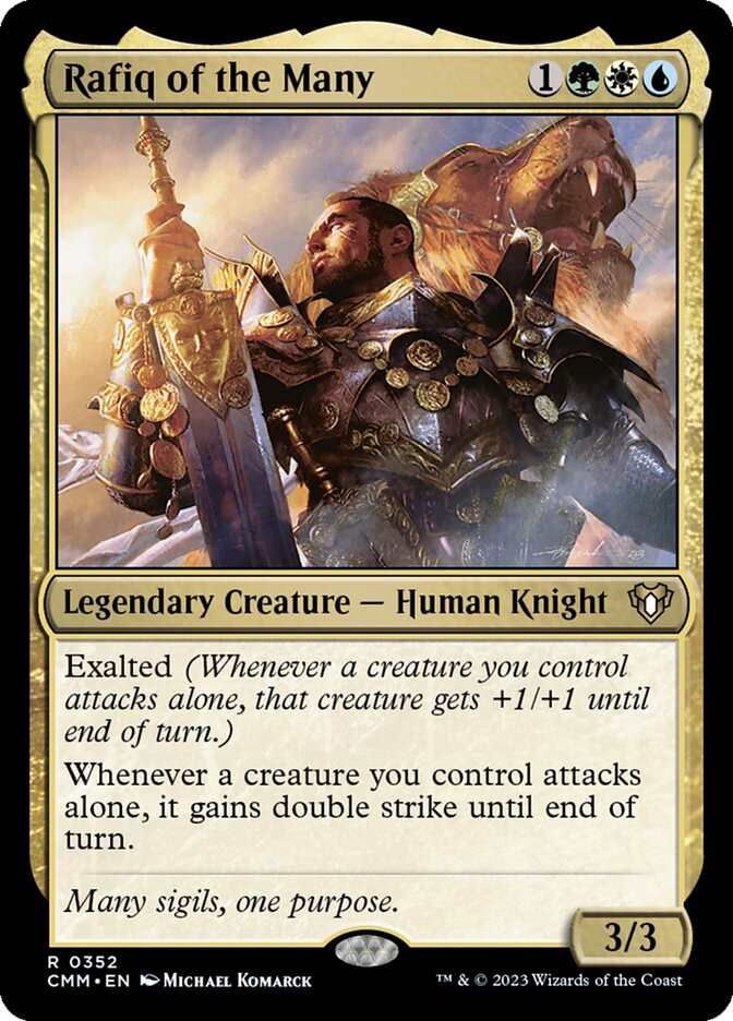 Rafiq of the Many [Commander Masters] (352)
