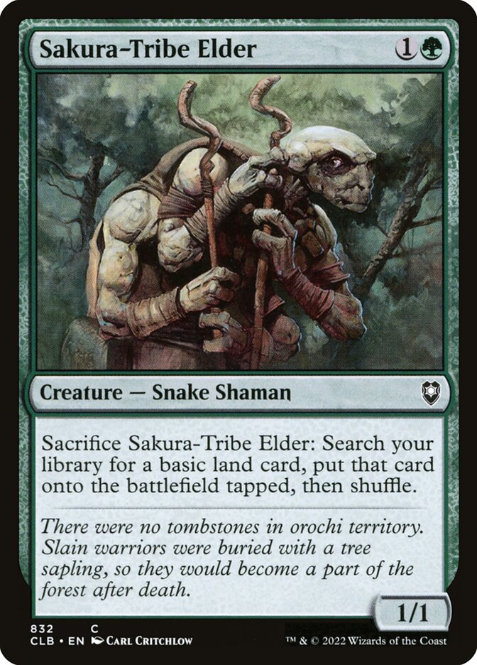 Sakura-Tribe Elder [Commander Legends: Battle for Baldur's Gate] (832)