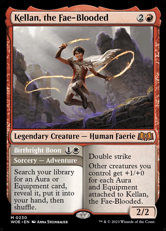 Kellan, the Fae-Blooded // Birthright Boon [Wilds of Eldraine] (230)