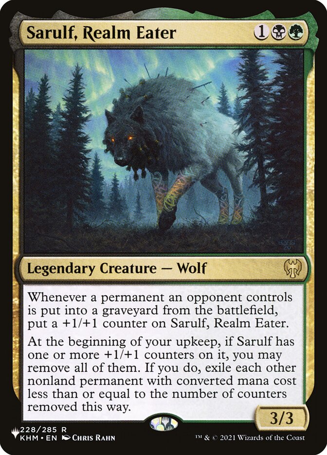 Sarulf, Realm Eater [The List] (KHM-228)