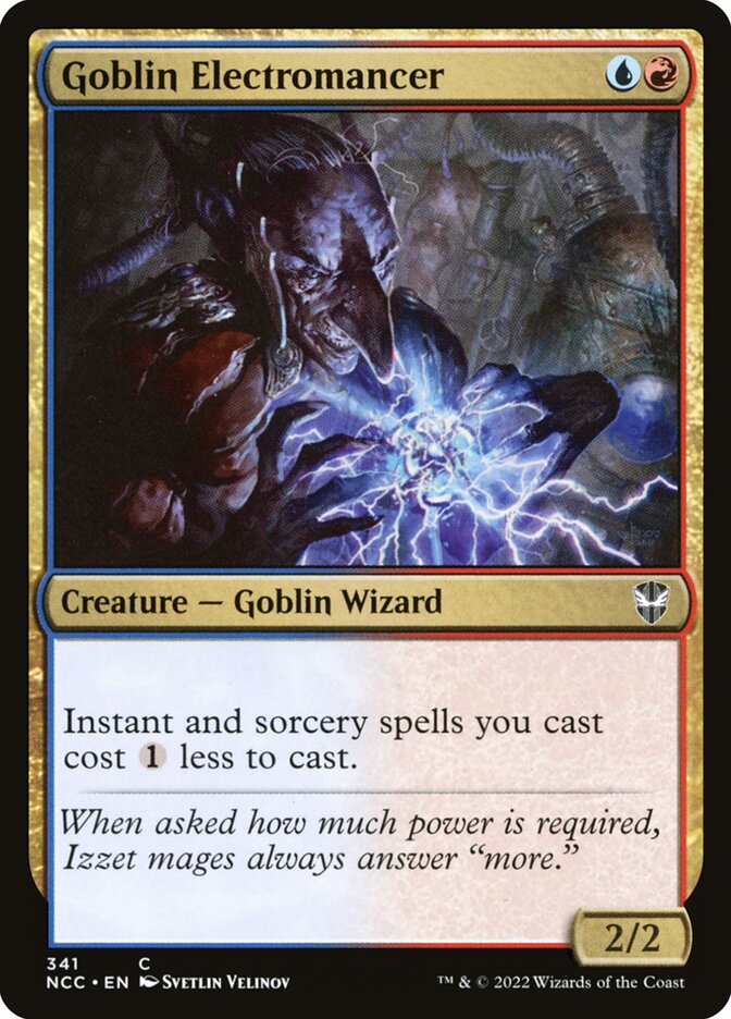 Goblin Electromancer [New Capenna Commander] (341)
