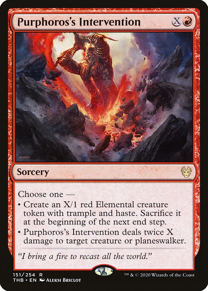 Purphoros's Intervention [Theros Beyond Death] (151)
