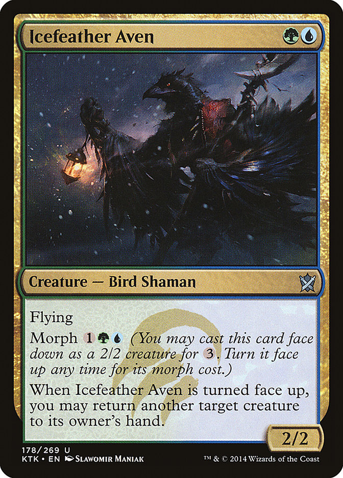 Icefeather Aven [Khans of Tarkir] (178)