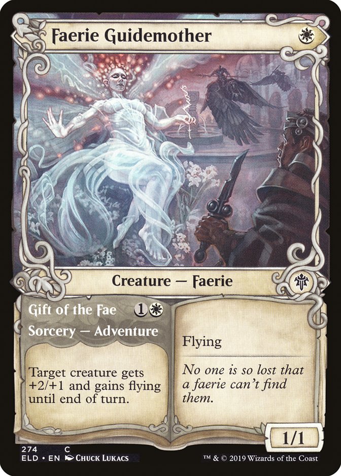 Faerie Guidemother // Gift of the Fae [Throne of Eldraine Variants] (274)